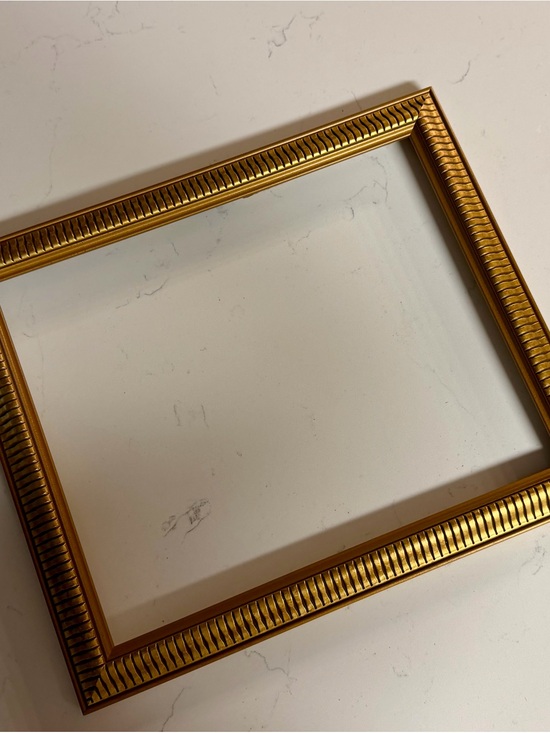 Other - Gold Decorative Wooden Picture Frame - Classic Accent